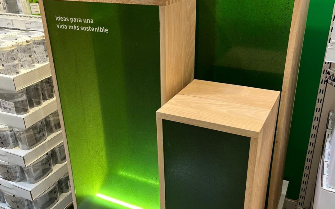 IKEA — Podiums sostenibles en tienda Vallecas